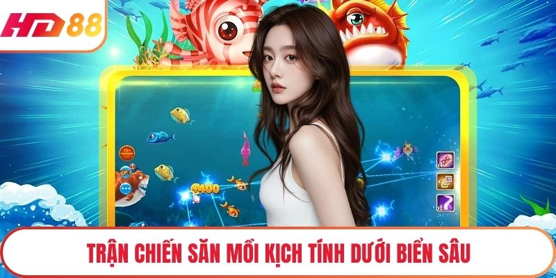 Trận chiến săn mồi kịch tính dưới biển sâu